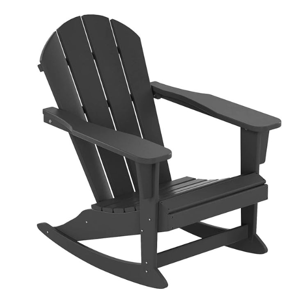 HDPE Outdoor Adirondack Rocking Chair