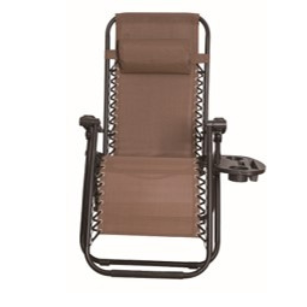 Adjustable Zero Gravity Folding Chair w/ Side Table