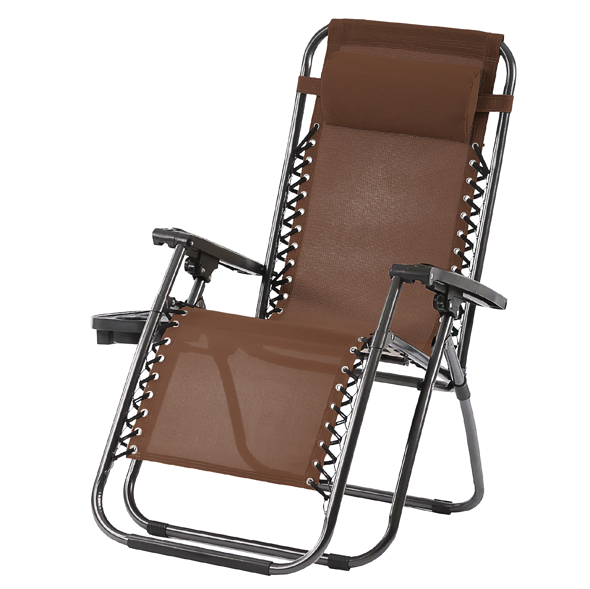 Adjustable Zero Gravity Folding Chair w/ Side Table