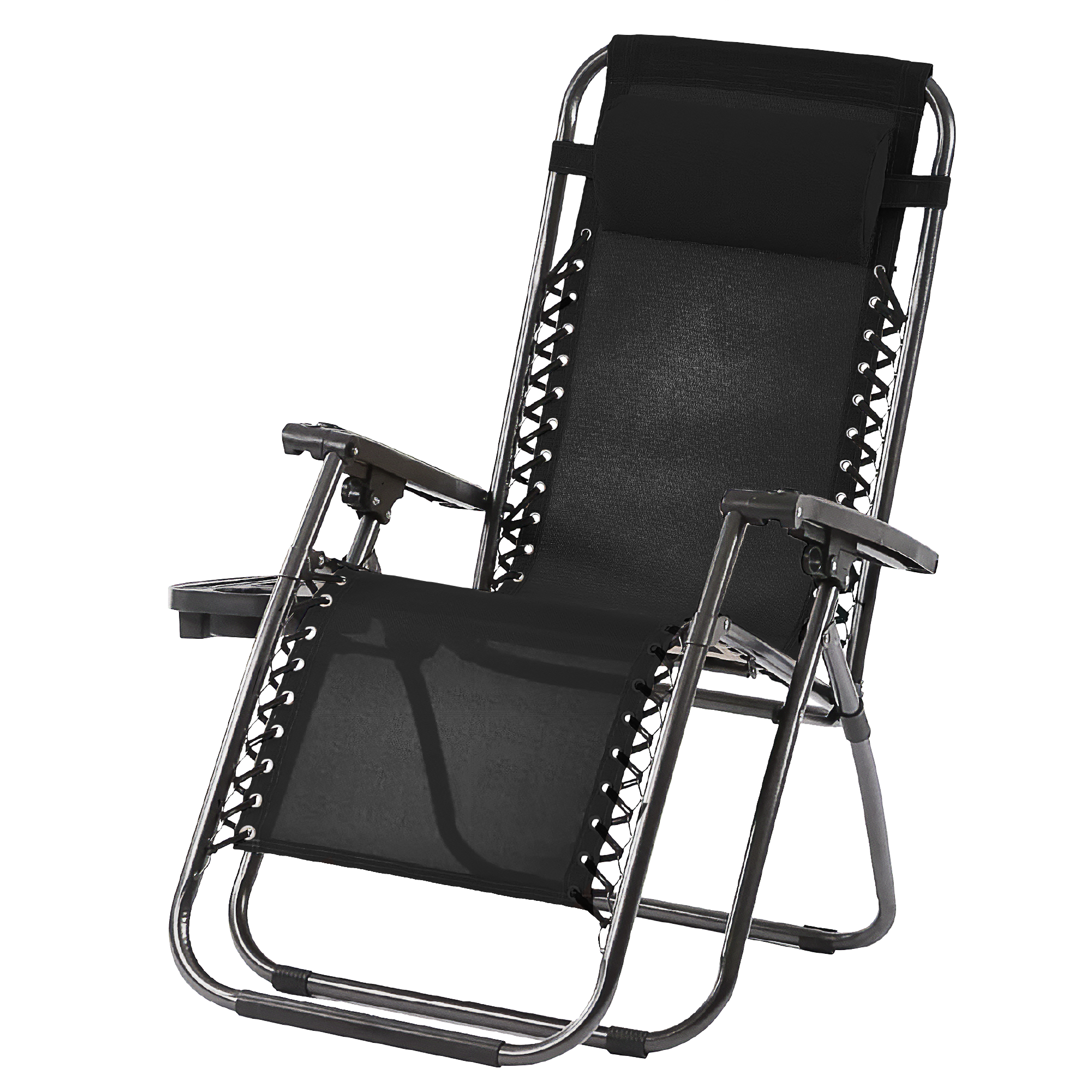 Adjustable Zero Gravity Folding Chair w/ Side Table