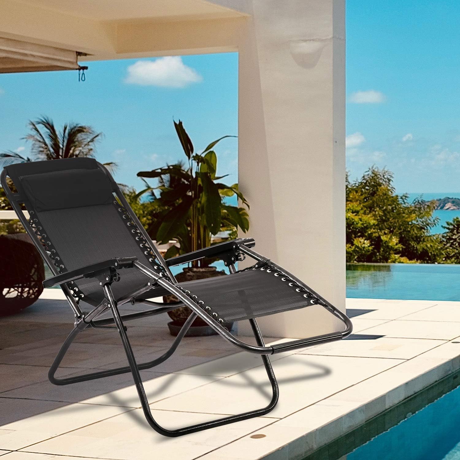 Adjustable Zero Gravity Folding Chair