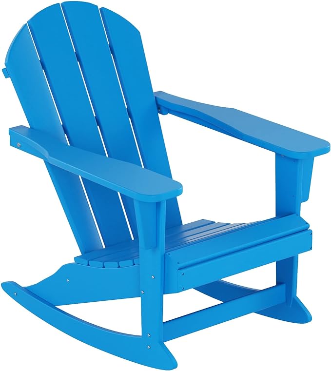 HDPE Outdoor Adirondack Rocking Chair
