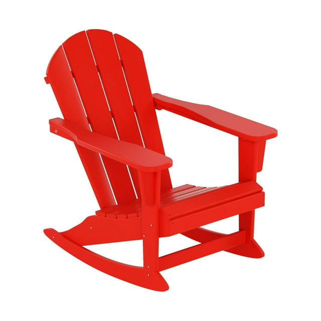 HDPE Outdoor Adirondack Rocking Chair