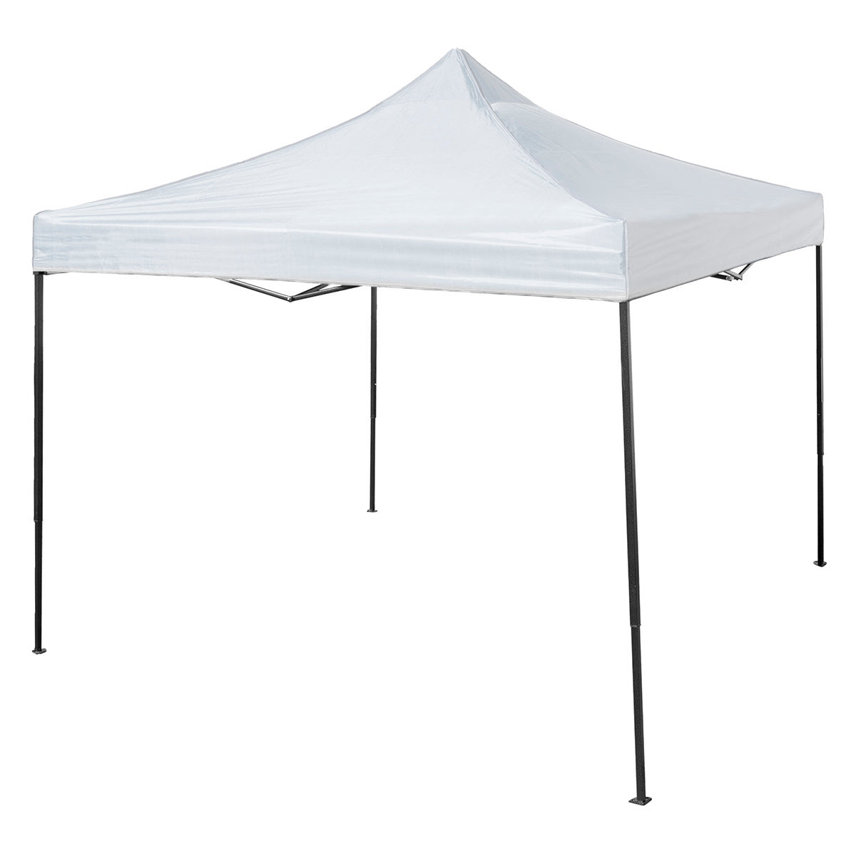 10' x 10' Folding Pop-Up Canopy (White, Blue, Red)