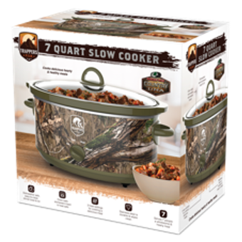 7QT Mossy Oak Camo Slow Cooker