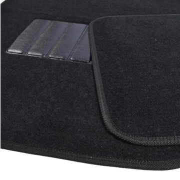 4-Piece Universal Fit Carpet Car Mat Set w/ Heel Pad