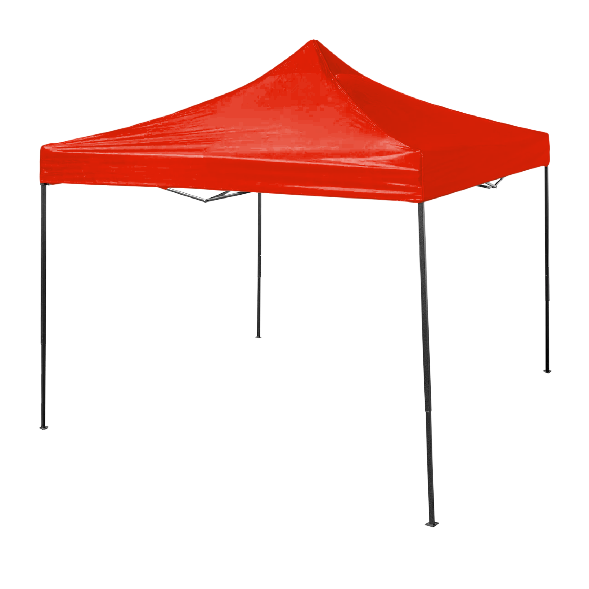 10' x 10' Folding Pop-Up Canopy (White, Blue, Red)